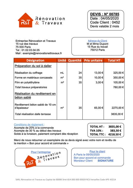 obtenez rapidement un devis professionnel pour vos travaux de rénovation. comparez les offres, trouvez des artisans qualifiés et démarrez votre projet en toute sérénité !